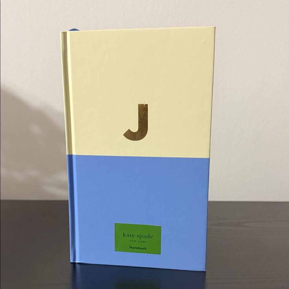 Kate Spade Notebook with Gold ‘J’